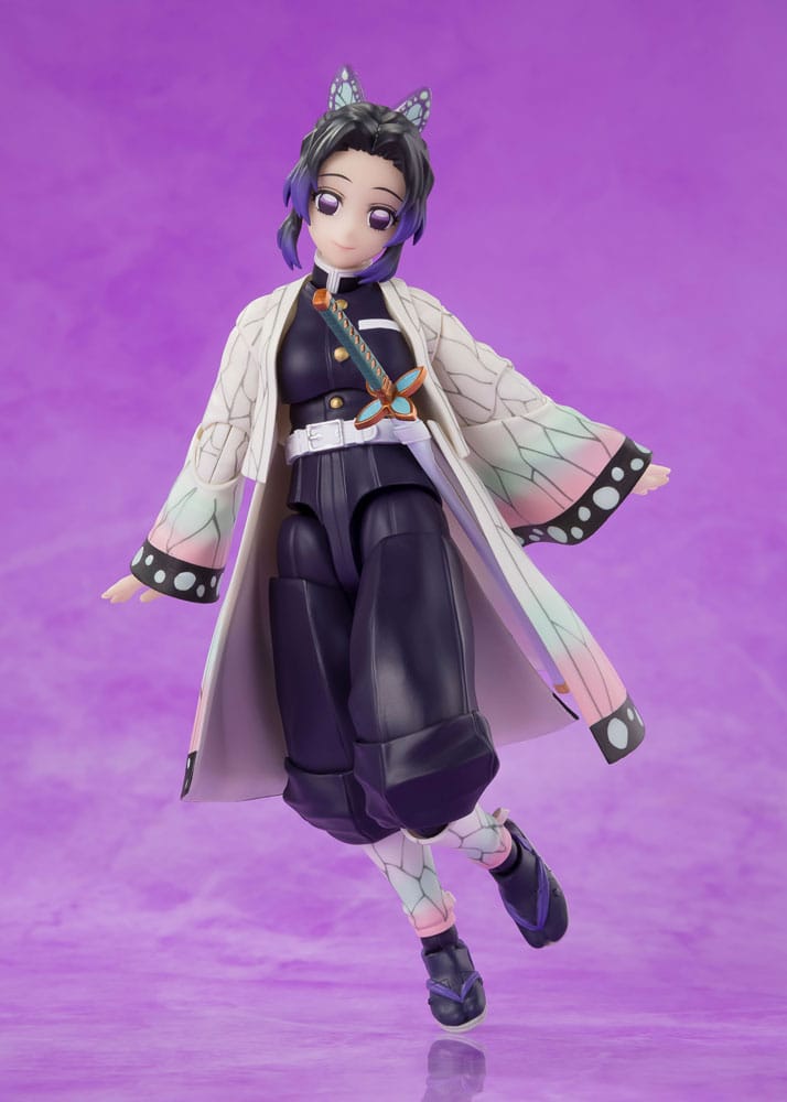 S H Figuarts Shinobu Kocho Demon Slayer Kimetsu no Yaiba Action Figure 13 cm