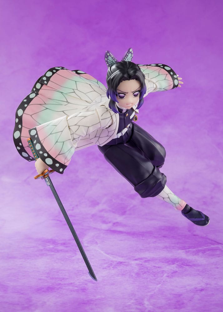 S H Figuarts Shinobu Kocho Demon Slayer Kimetsu no Yaiba Action Figure 13 cm