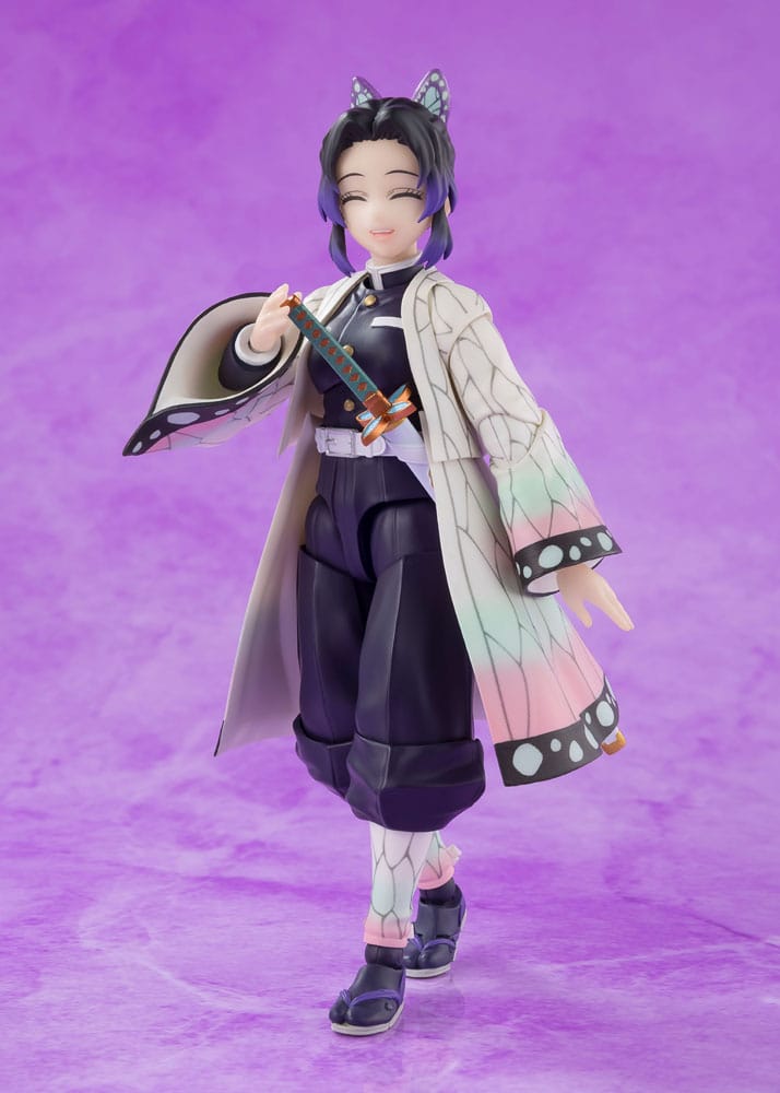 S H Figuarts Shinobu Kocho Demon Slayer Kimetsu no Yaiba Action Figure 13 cm