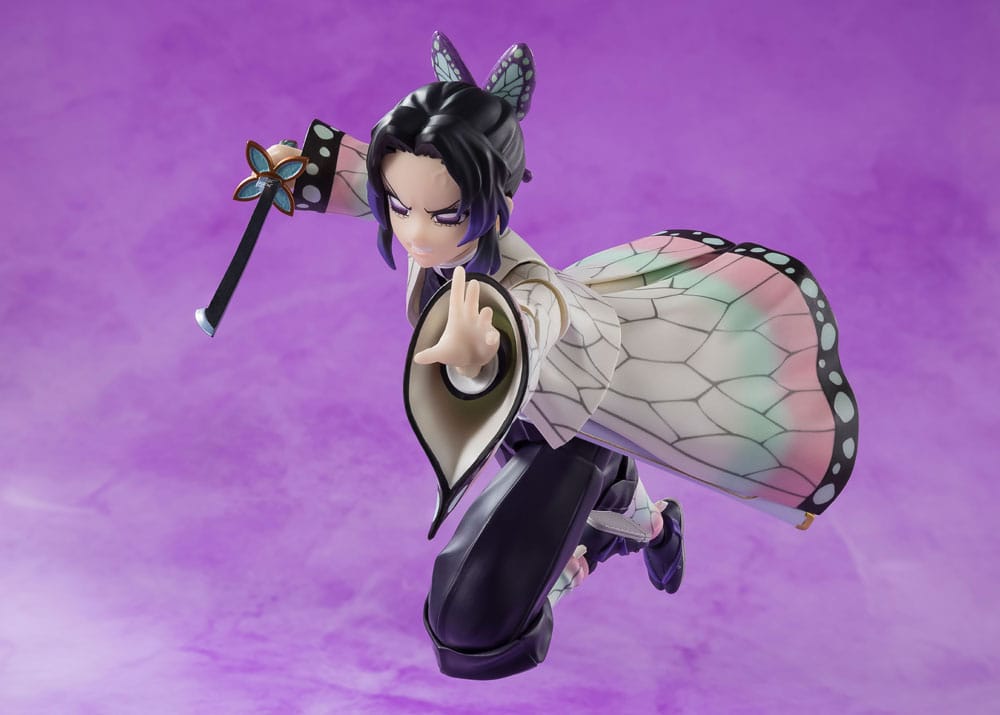S H Figuarts Shinobu Kocho Demon Slayer Kimetsu no Yaiba Action Figure 13 cm