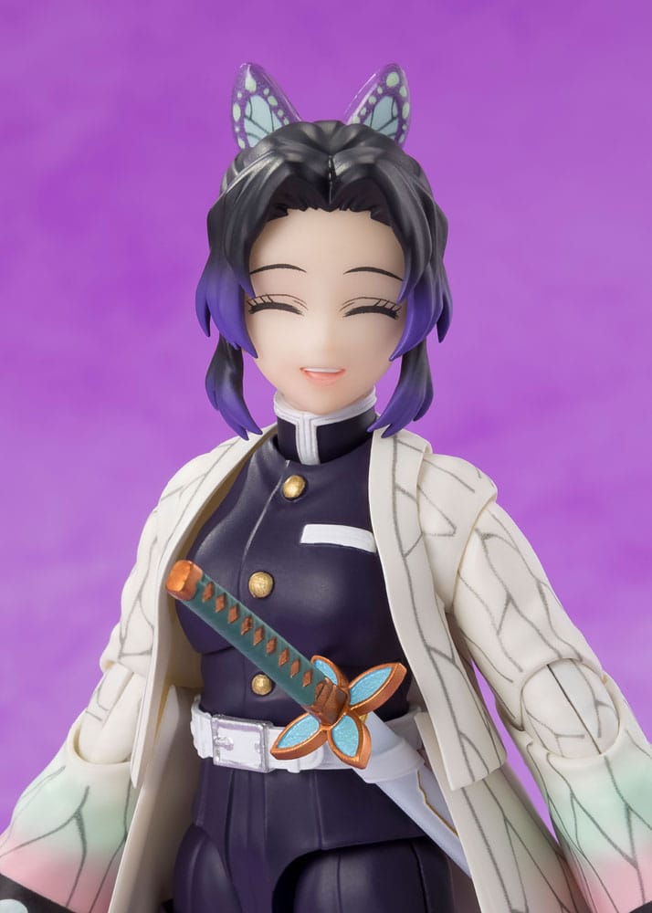 S H Figuarts Shinobu Kocho Demon Slayer Kimetsu no Yaiba Action Figure 13 cm