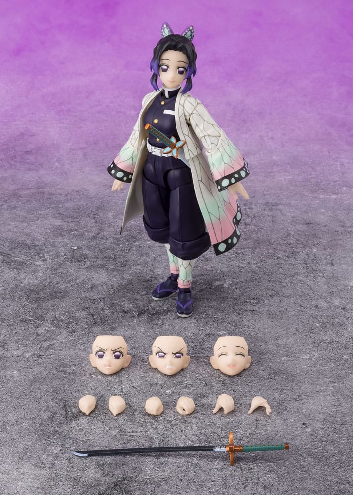 S H Figuarts Shinobu Kocho Demon Slayer Kimetsu no Yaiba Action Figure 13 cm