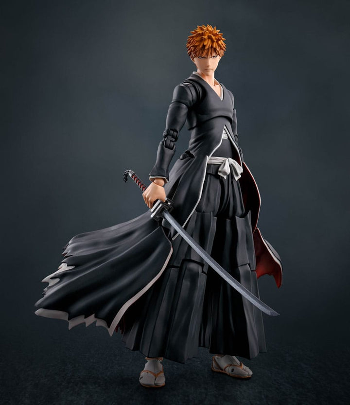 S.H. Figuarts Bleach Ichigo Kurosaki Getsugatensho 6.3" Action Figure