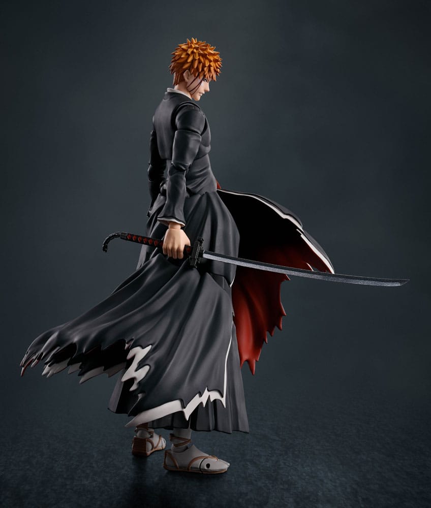 S.H. Figuarts Bleach Ichigo Kurosaki Getsugatensho 6.3" Action Figure