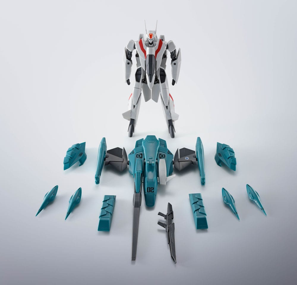 Macross II The Super Dimension Fortress Lovers Again VF-2SS Valkyrie II and SAP (Silvie Gena use) 6.3" Scale Hi-Metal R Action Figure
