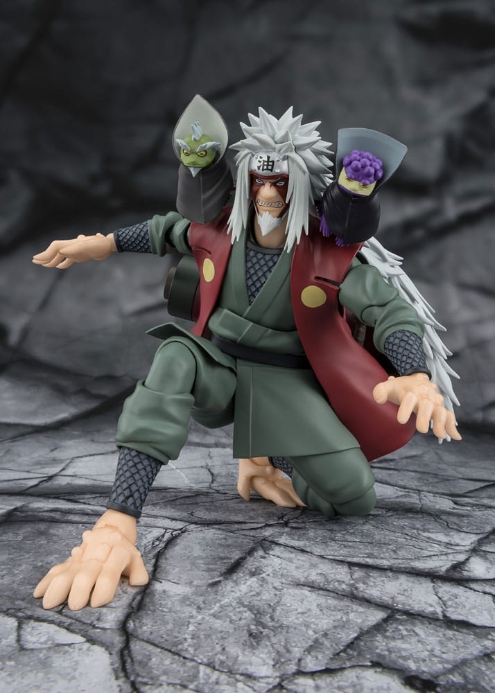 Naruto Jiraiya SH Figuarts Action Figure Sage Mode Set 17 cm