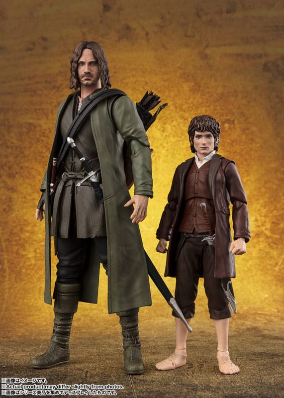 The Lord of the Rings: The Fellowship of the Ring S.H.Figuarts Frodo Baggins & Gollum Action Figure Set