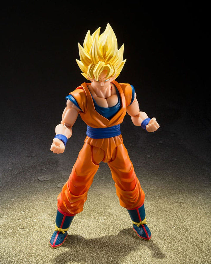 S H Figuarts Super Saiyan Son Goku The Games Begin Dragon Ball Z Action Figure 15 cm