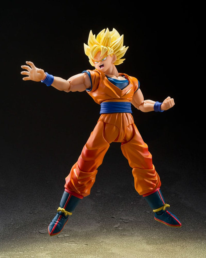S H Figuarts Super Saiyan Son Goku The Games Begin Dragon Ball Z Action Figure 15 cm