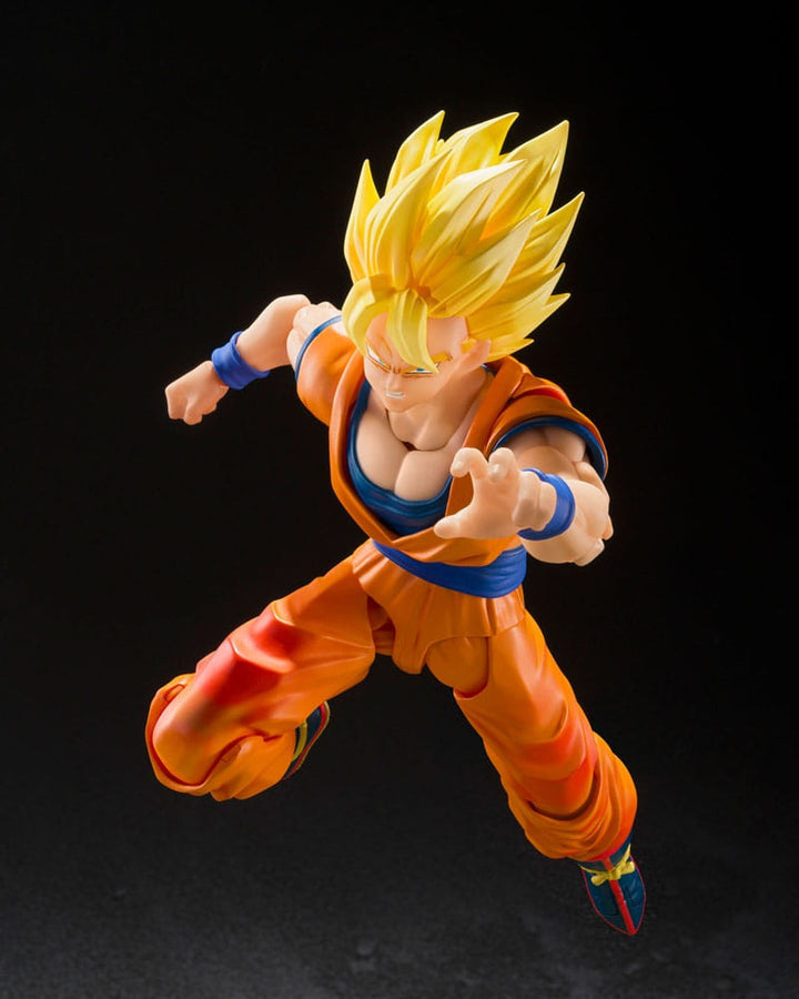 S H Figuarts Super Saiyan Son Goku The Games Begin Dragon Ball Z Action Figure 15 cm