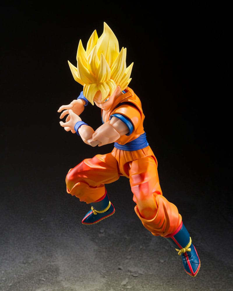 S H Figuarts Super Saiyan Son Goku The Games Begin Dragon Ball Z Action Figure 15 cm