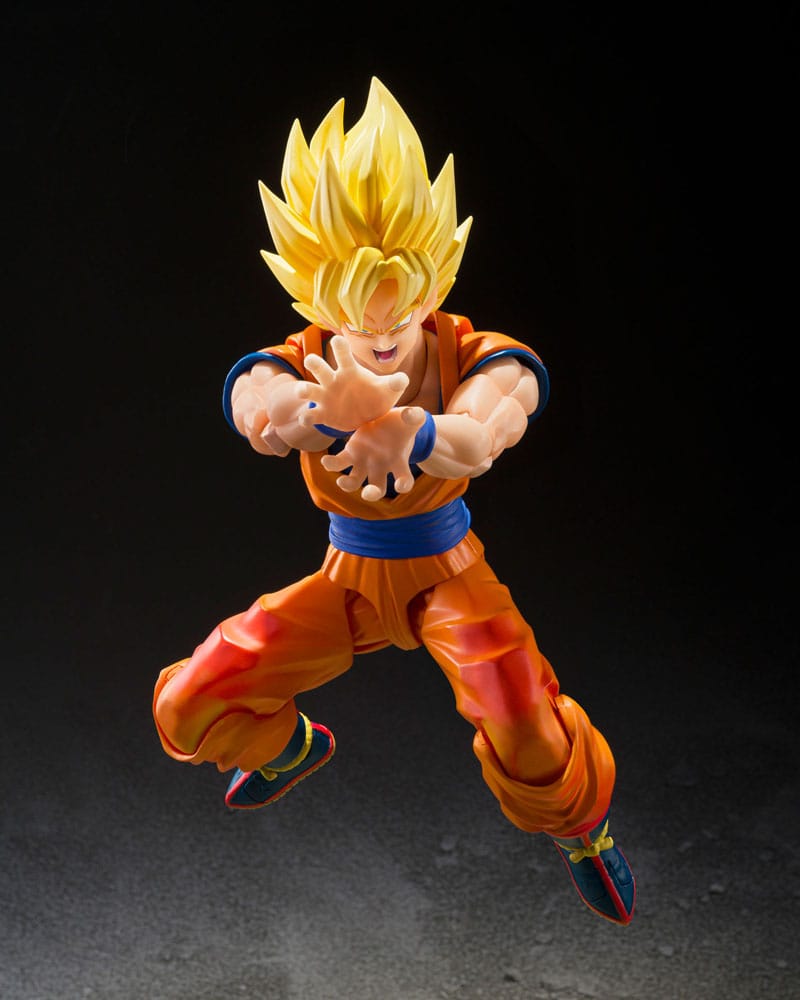 S H Figuarts Super Saiyan Son Goku The Games Begin Dragon Ball Z Action Figure 15 cm