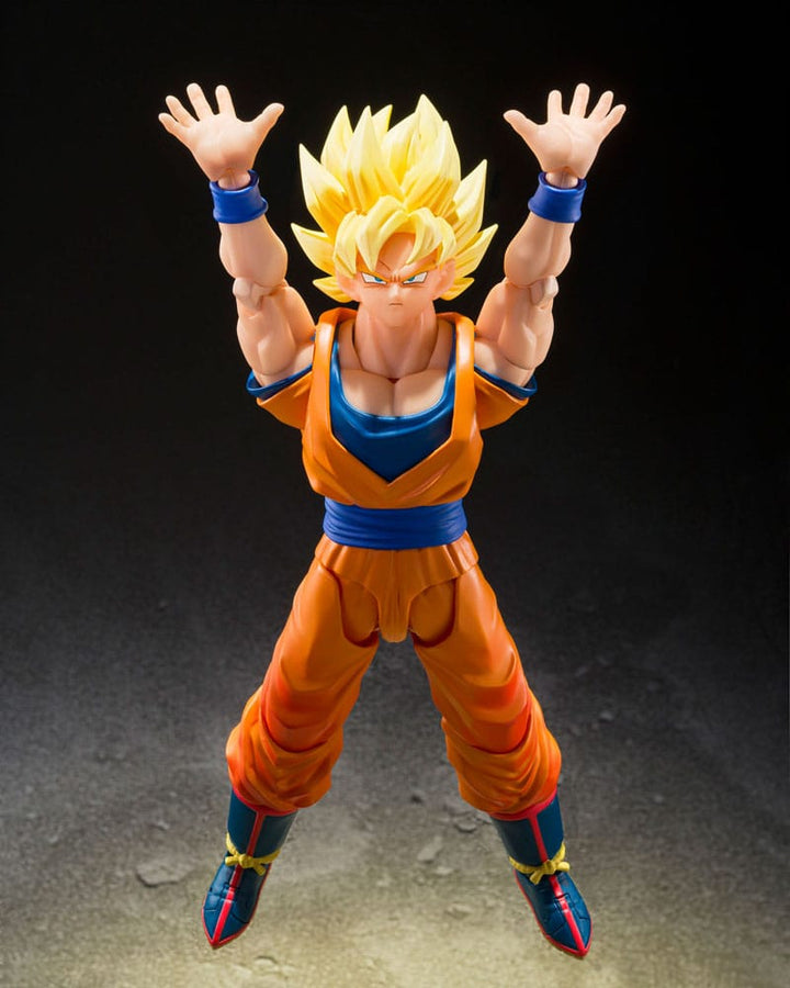 S H Figuarts Super Saiyan Son Goku The Games Begin Dragon Ball Z Action Figure 15 cm