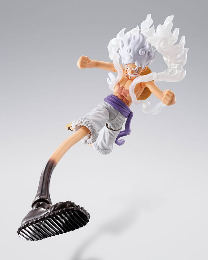 S H Figuarts Monkey D Luffy Gear 5 Future Island Egghead One Piece Action Figure 15 cm