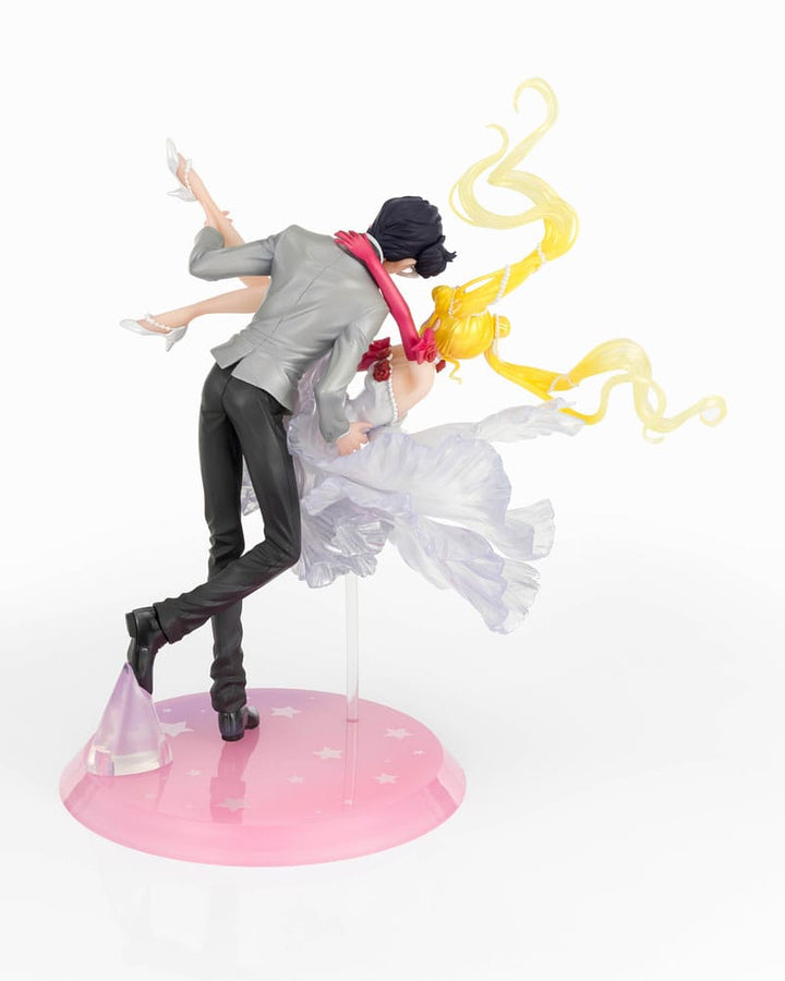 FiguartsZERO Chouette Sailor Moon Usagi and Tuxedo Mask Moonlight Glow Edition 9.5" PVC Statue
