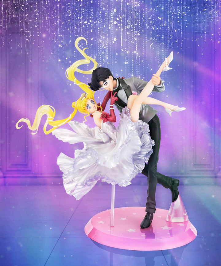 FiguartsZERO Chouette Sailor Moon Usagi and Tuxedo Mask Moonlight Glow Edition 9.5" PVC Statue