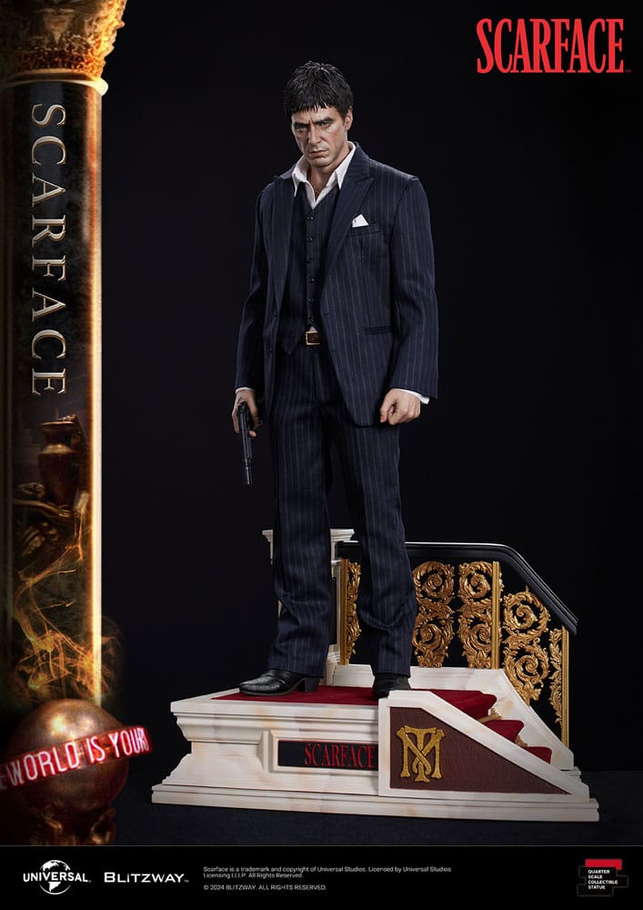 Scarface Tony Montana Superb Scale Statue 1 4 Scale 53 cm