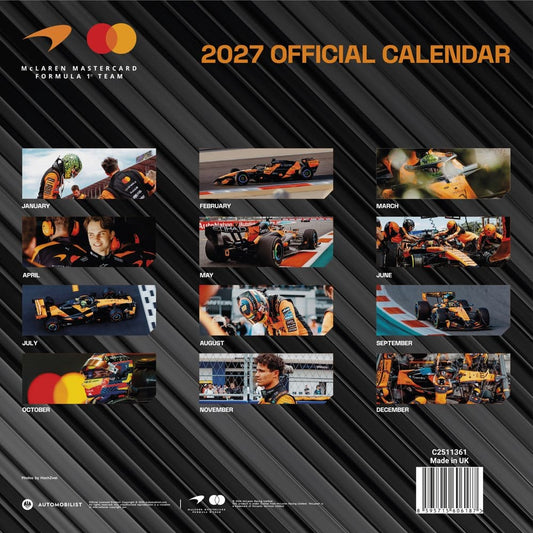 McLaren Square Calendar 2027