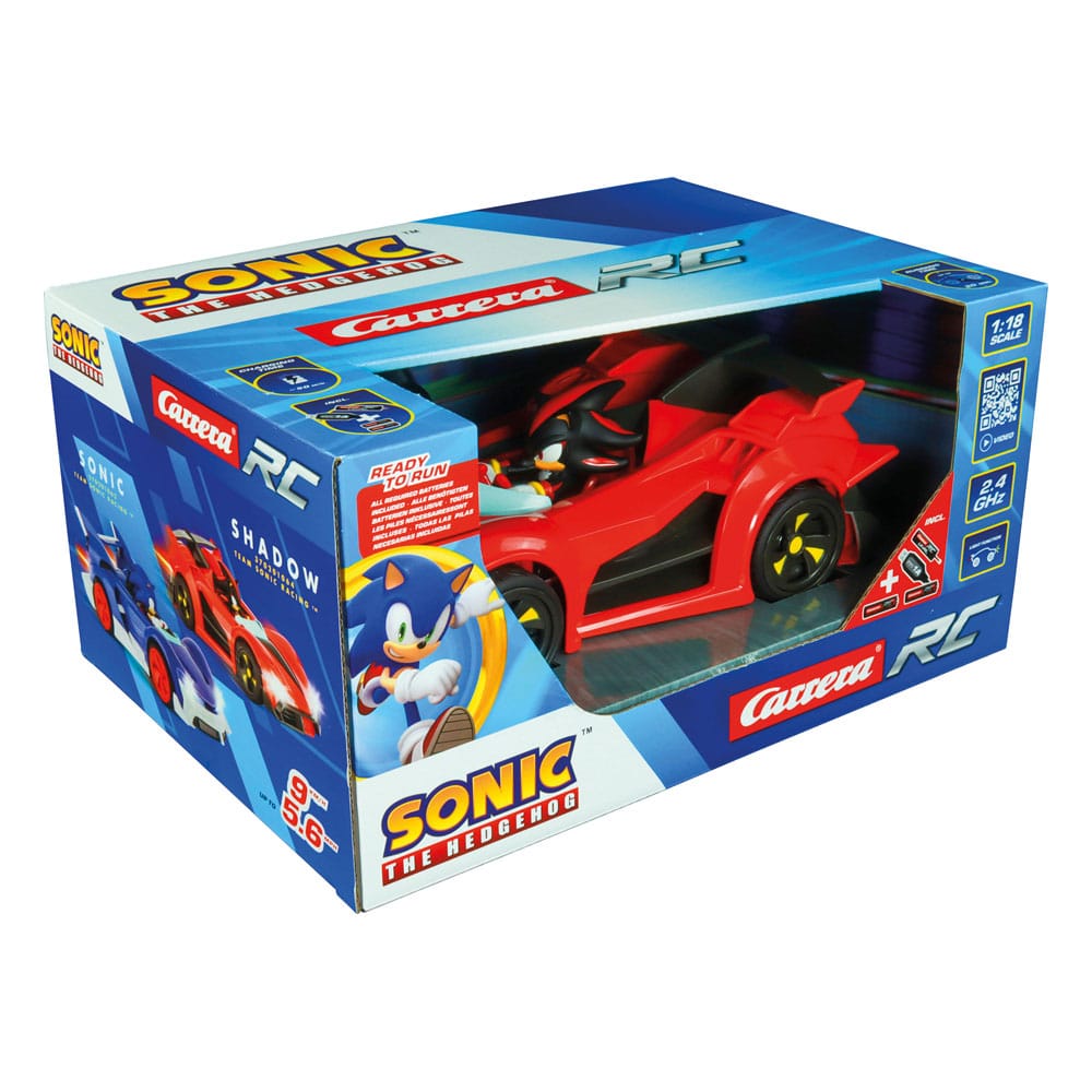 Sonic the Hedgehog 2.4 GHz Shadow Performance Cart 1/18 Scale RC Remote Controlled car