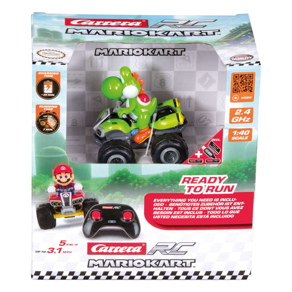 Super Mario Kart Yoshi 2.4GHz 1/40 Scale Remote Controlled Car