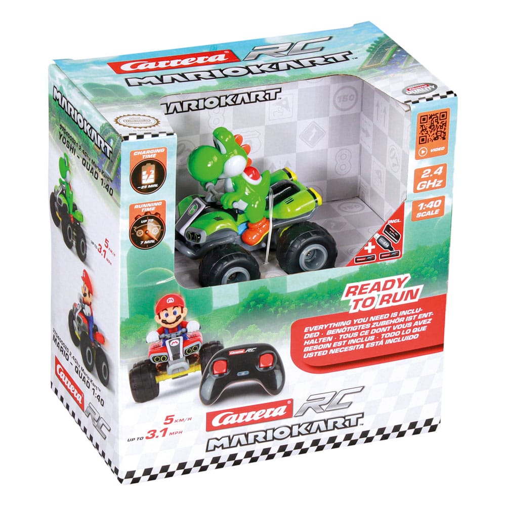 Super Mario Kart Yoshi 2.4GHz 1/40 Scale Remote Controlled Car
