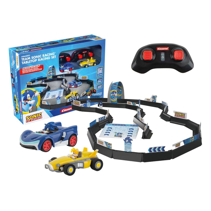 Sonic the Hedgehog Tabletop Racing Set 2.4GHz  1/43 Scale Remote Controlled Car