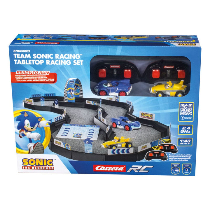 Sonic the Hedgehog Tabletop Racing Set 2.4GHz  1/43 Scale Remote Controlled Car