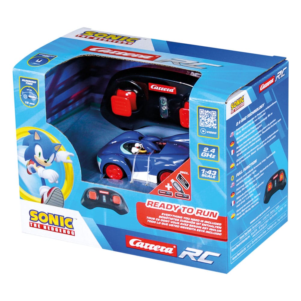 Sonic the Hedgehog  2.4GHz Mini Sonic 1/43 Scale Remote Controlled Car