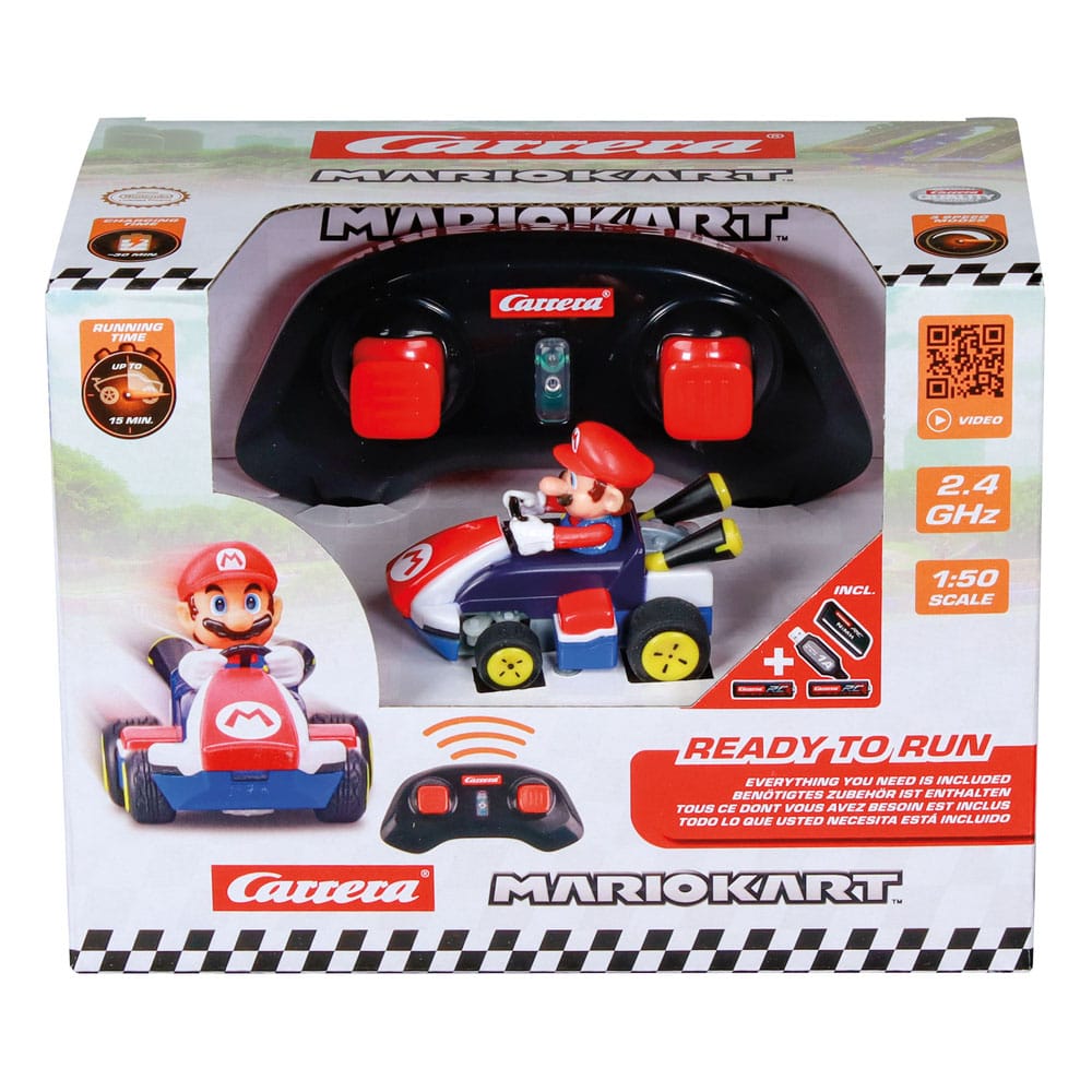 Super Mario Kart Mini Mario 2.4GHz 1/50 Scale Remote Controlled Car