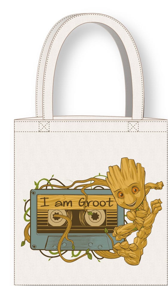 Marvel Groot Guardians of the Galaxy I Am Groot Tote Bag