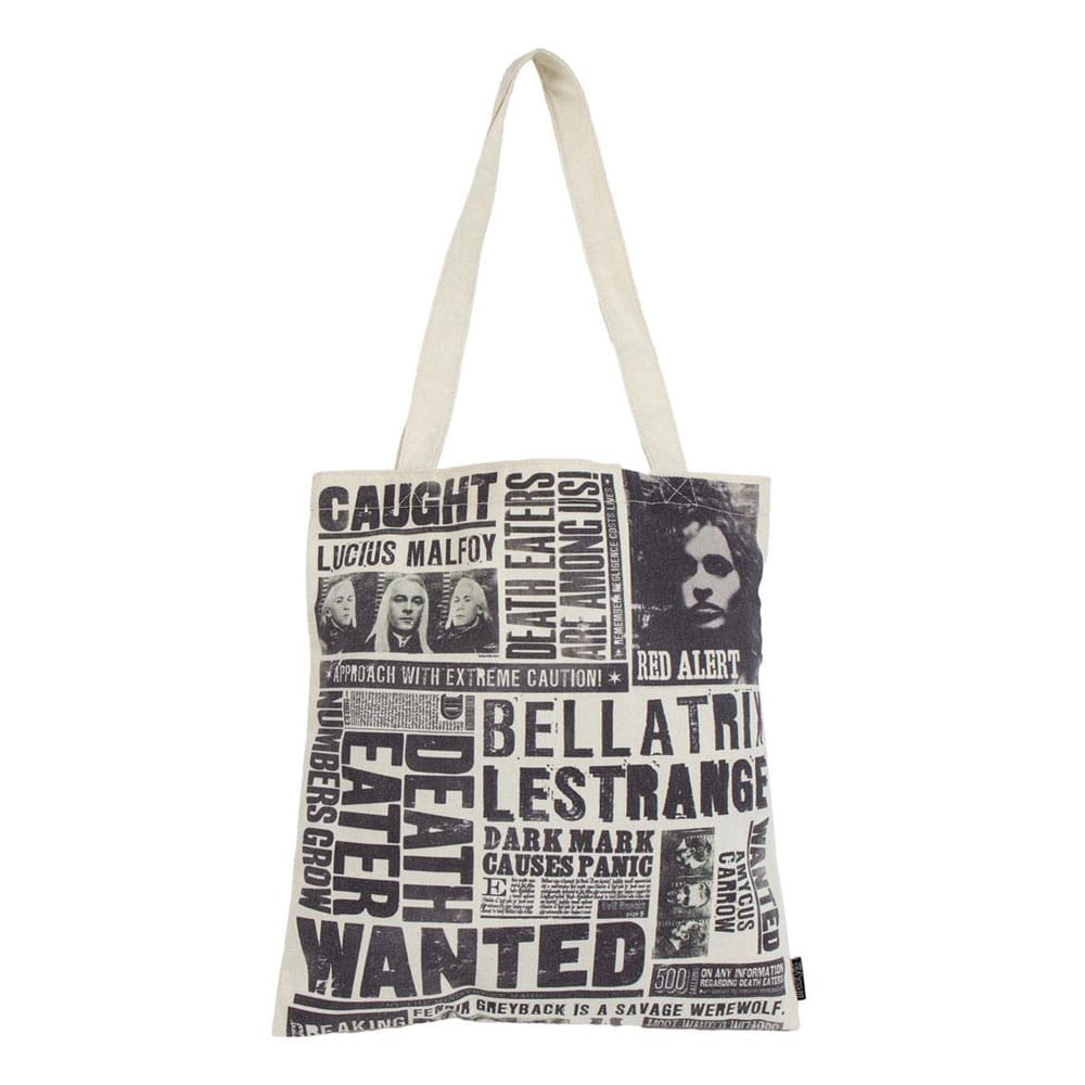 Wizarding World Harry Potter Daily Prophet Newspaper Tote Bag