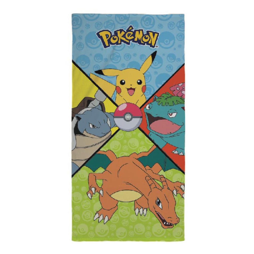 Pokemon Starter Pokemon One Piece Premium Towel 70 x 140 cm