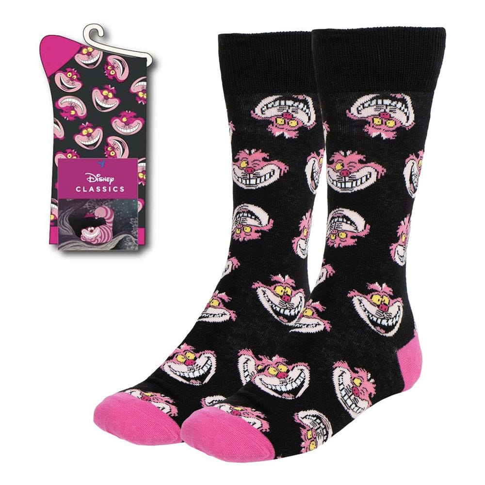 Disney Cheshire Cat Alice in Wonderland Socks