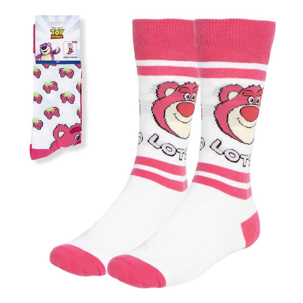 Toy Story Lotso Crew Socks EU Size 36-43
