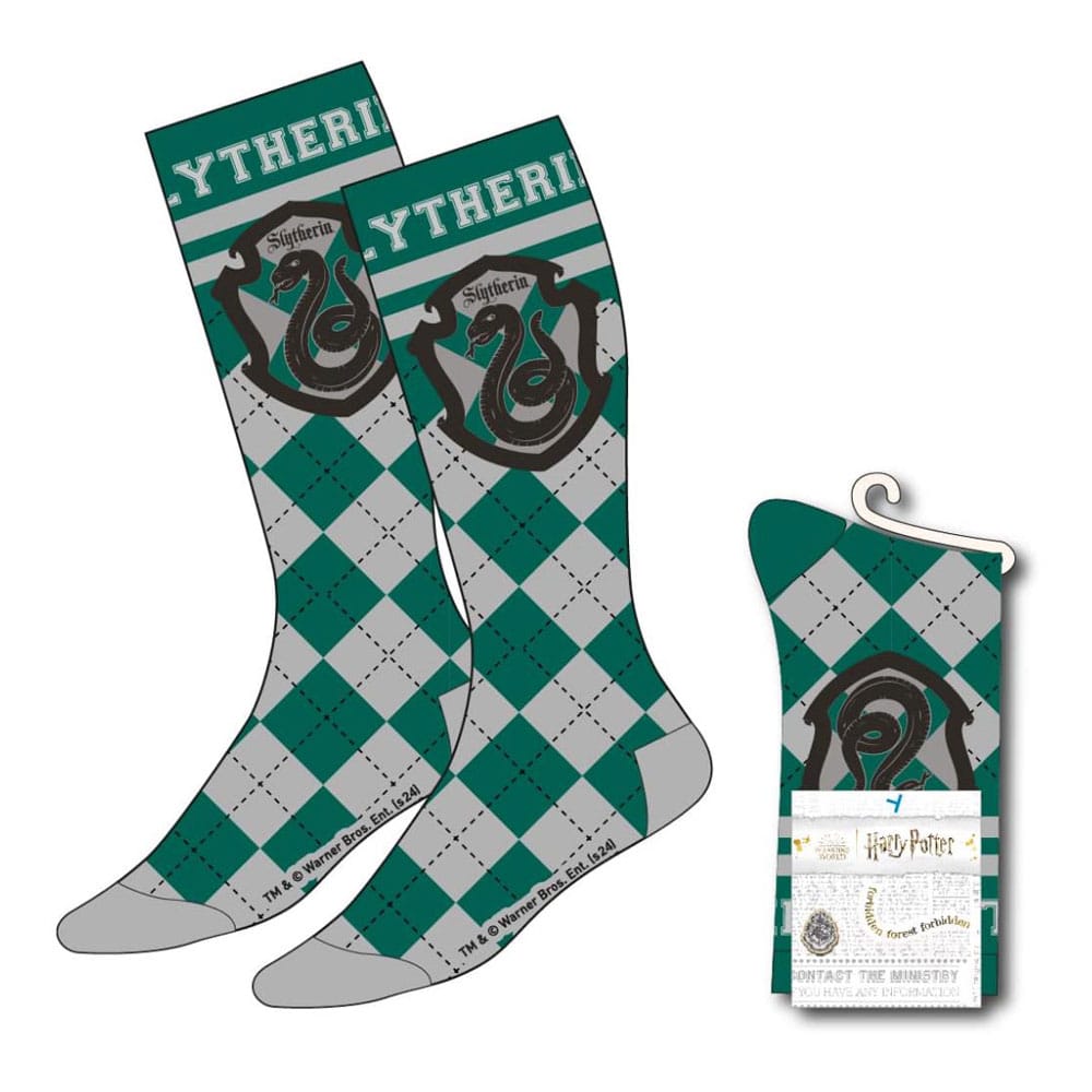 Harry Potter Slytherin Socks Size 38 to 45