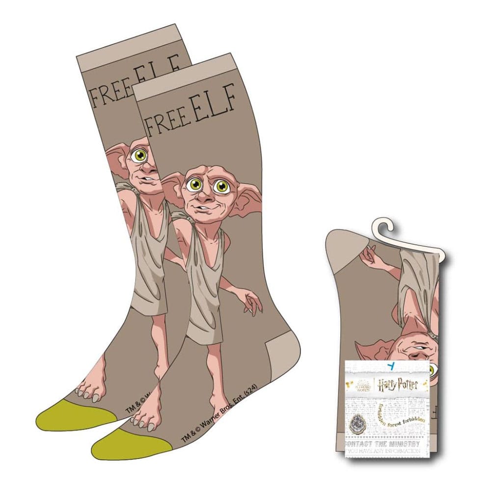 Harry Potter Dobby Free Elf Socks Size 38 to 45