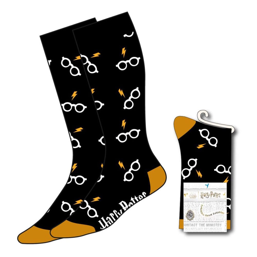 Harry Potter Glasses and Lightning Socks