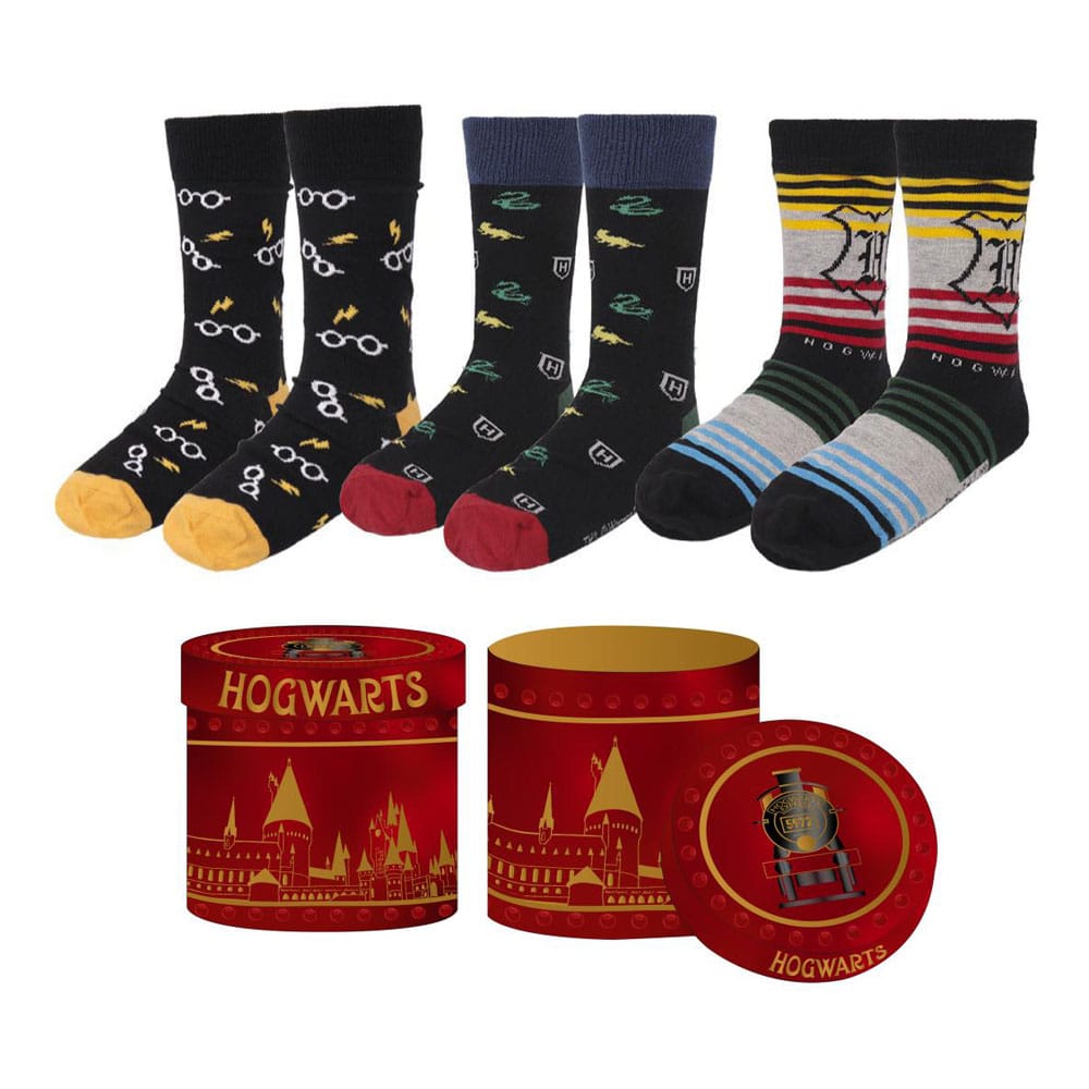 Harry Potter Hogwarts Socks 3 Pack