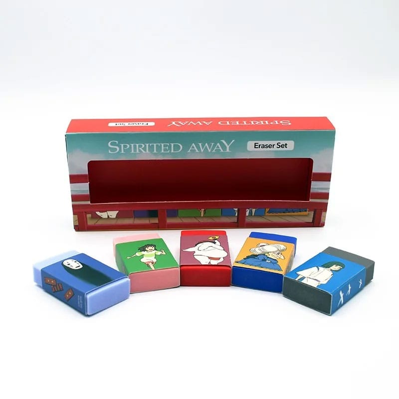 Spirited Away Eraser Set 5 Piece