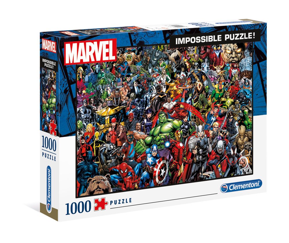 Marvel 80th Anniversary Characters Impossible Puzzle