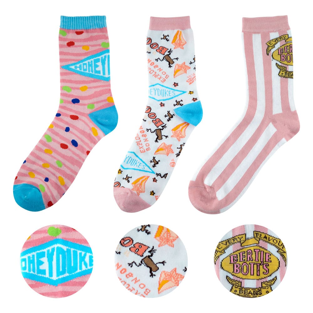 Harry Potter Honeydukes Socks Set 3 Pack