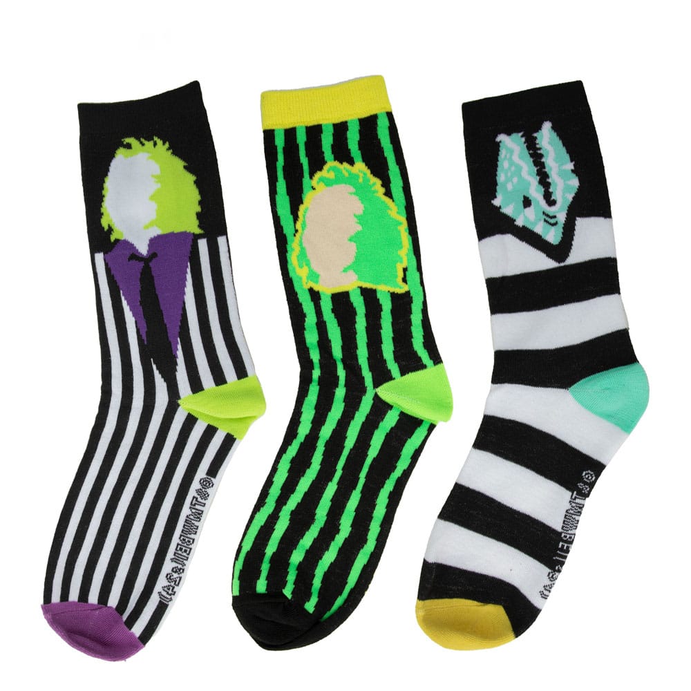 Beetlejuice Socks Set 3 Pack