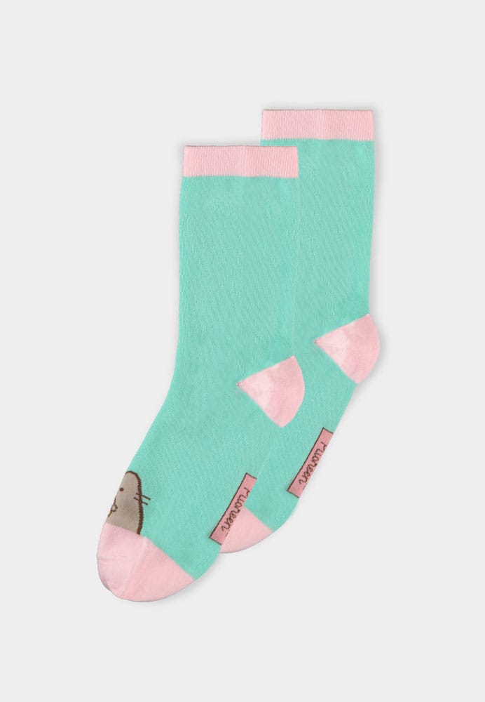 Pusheen Pusheen Pattern Pusheen Socks Set 3 Pairs Size 39 42