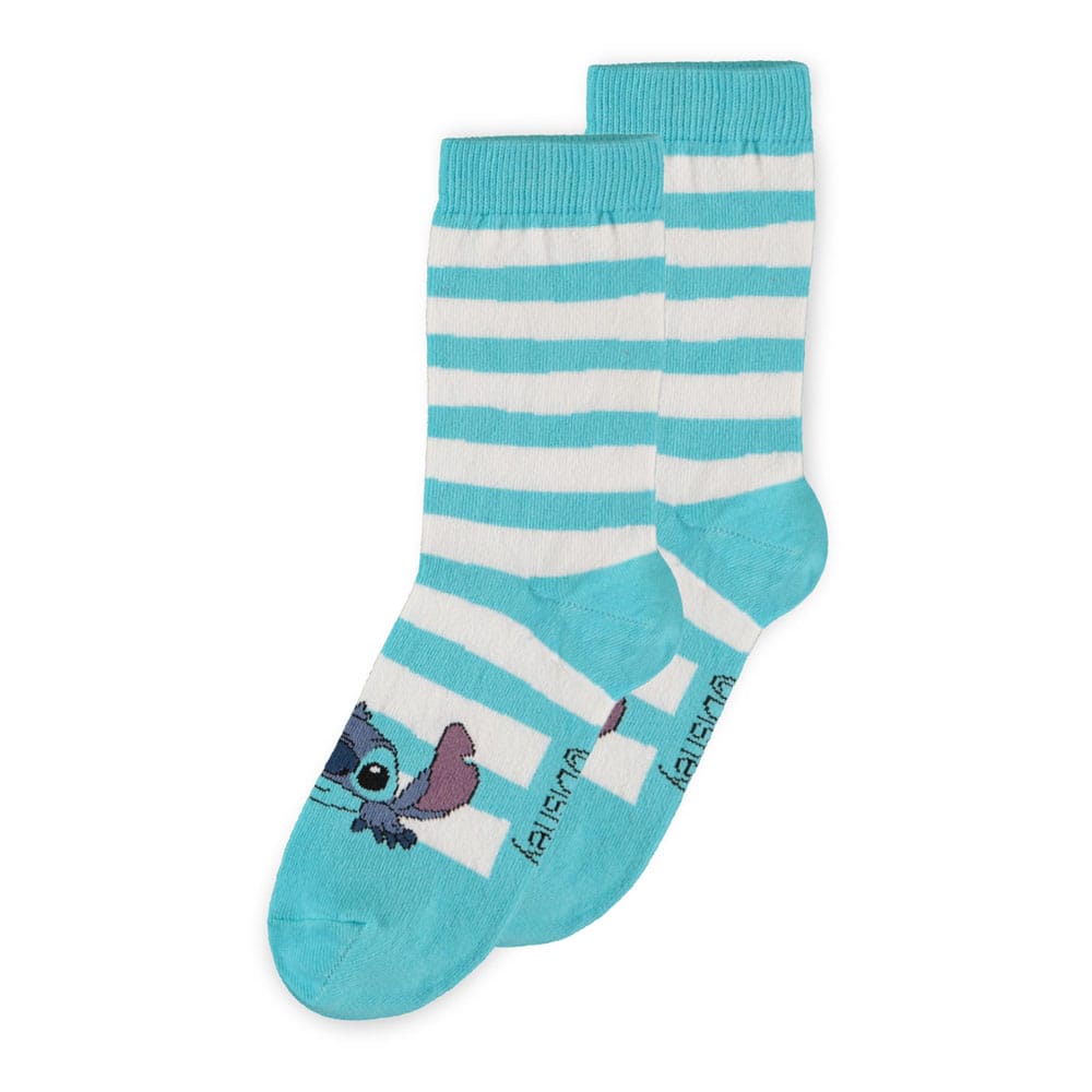 Lilo and Stitch Stitch and Friends Lilo and Stitch Socks 3 Pair Set Size 39 42