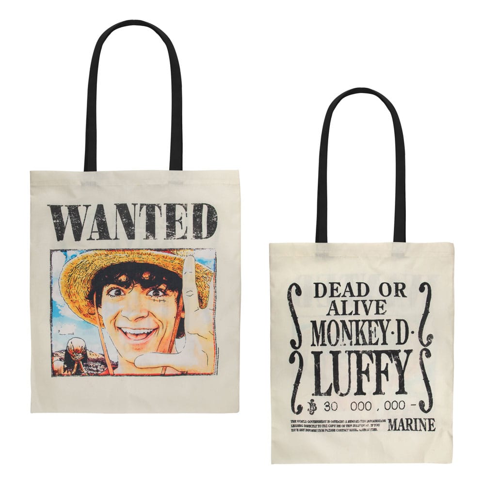 One Piece Wanted Luffy Tote Bag