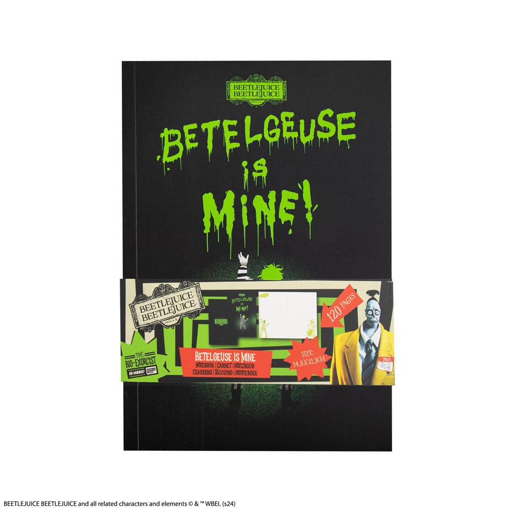 Beetlejuice Betelgeuse is Mine Softcover Notebook