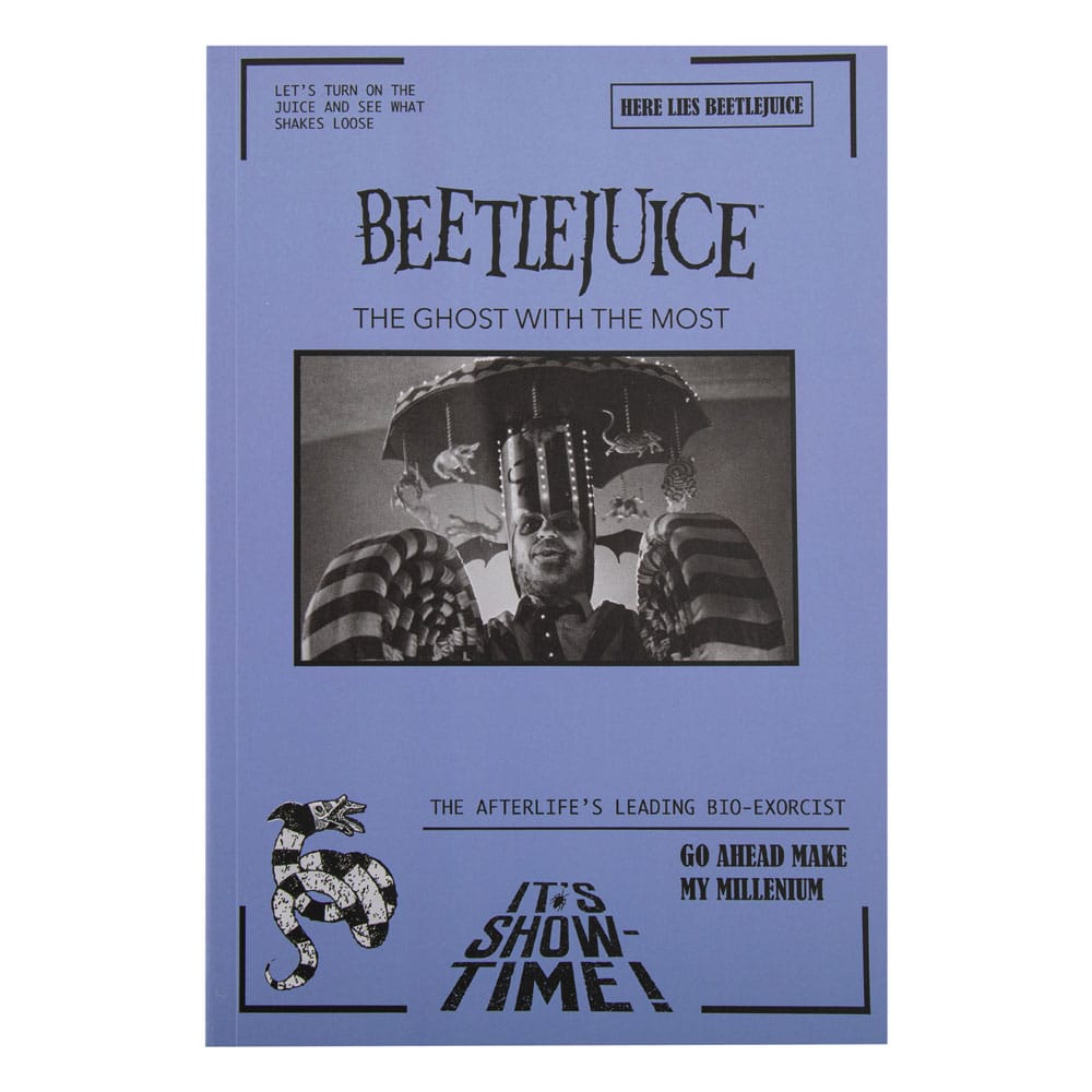 Beetlejuice It's Show Time Softcover Notebook