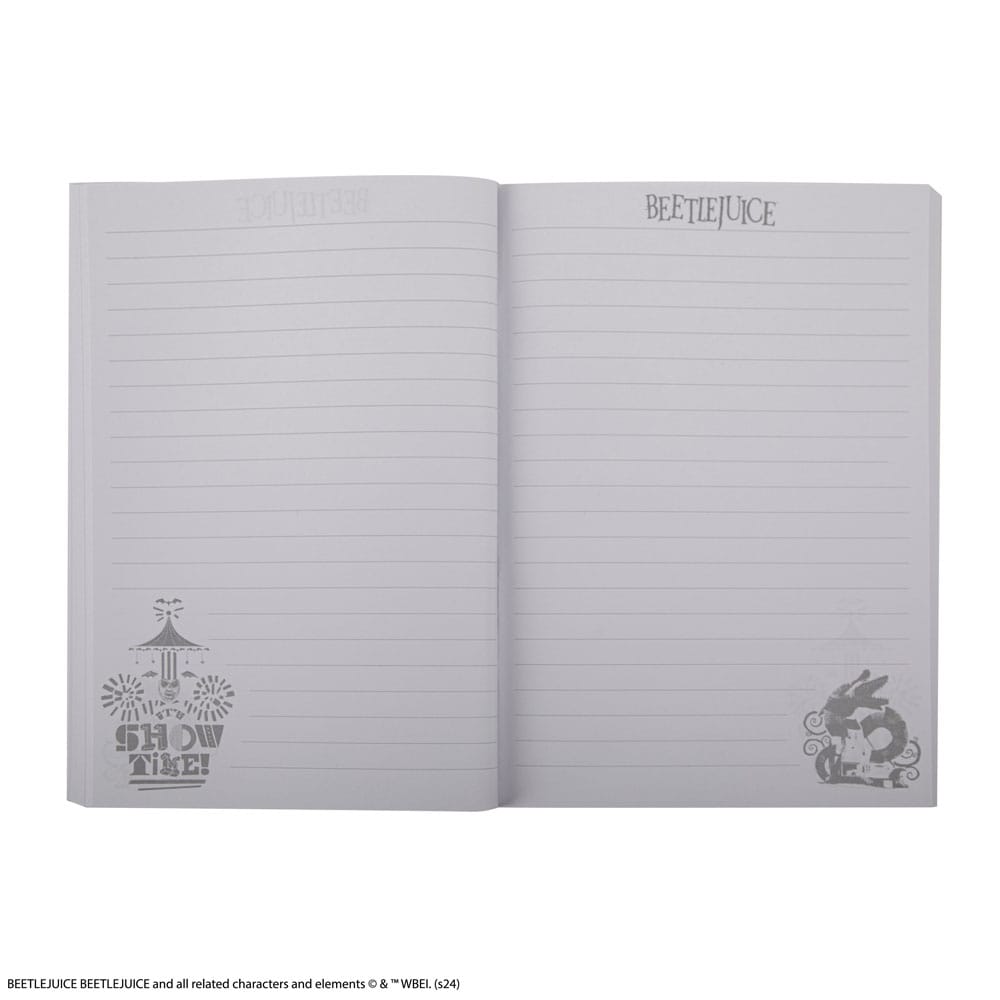 Beetlejuice It's Show Time Softcover Notebook