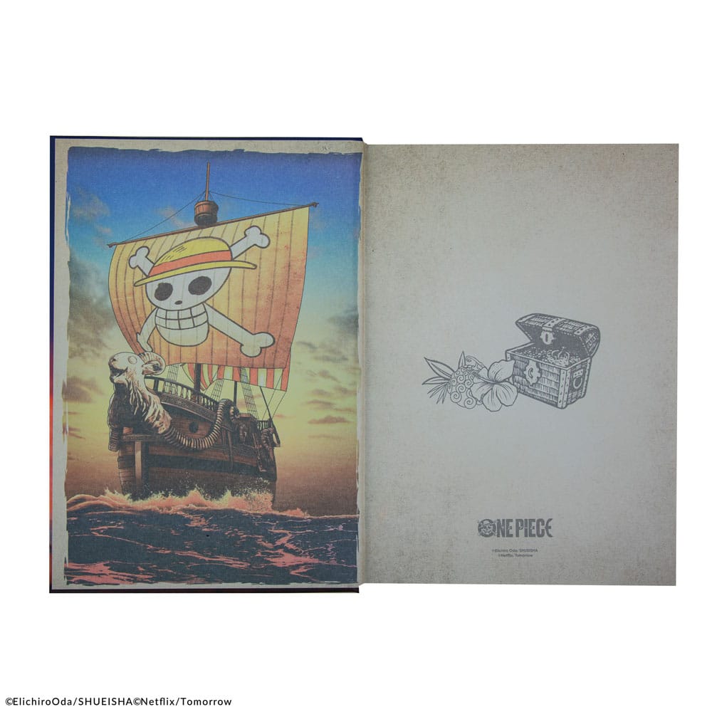 One Piece Sunset Sail Hardcover Notebook