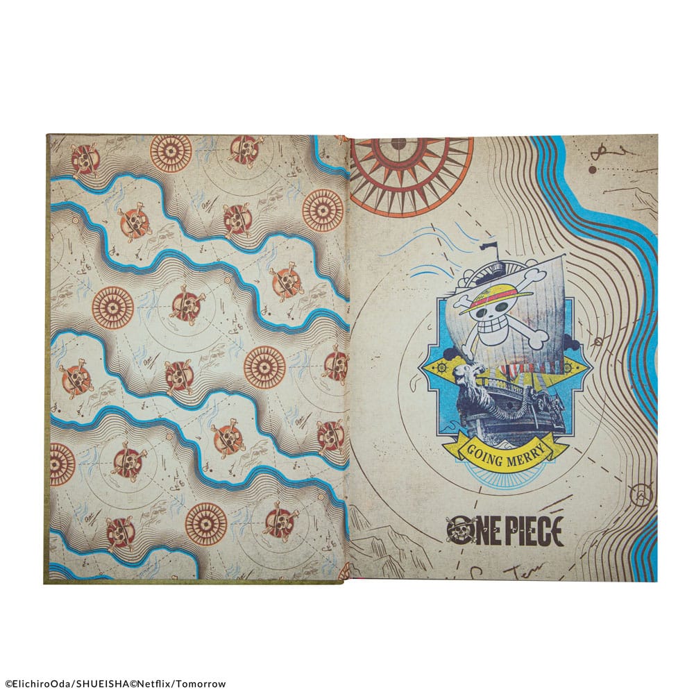 One Piece Wanted Posters Hardcover Notebook